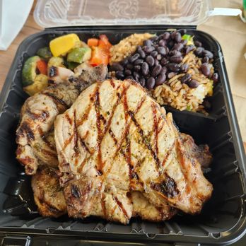 Sardis - Grilled pork chops, roasted veggies, and fried rice and beans. Best fried rice and beans. Pork chops not dry. Always fresh and good - Chicken Shop Near Me - New Carrollton, Maryland Sardis - Grilled pork chops, roasted veggies, and fried rice and beans. Best fried rice and beans. Pork chops not dry. Always fresh and good - Chicken Shop Near Me - New Carrollton, Maryland