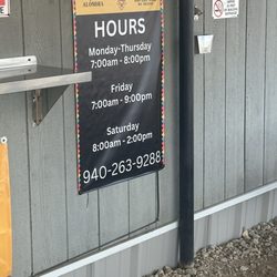 Alondra’s Birria Tacos & More - Hours or operation