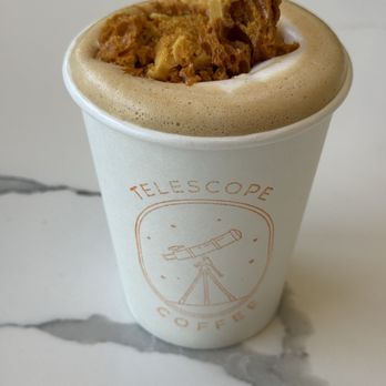 Telescope Coffee - honey comb latte - Bakeries Near Me - San Francisco, California Telescope Coffee - honey comb latte - Bakeries Near Me - San Francisco, California