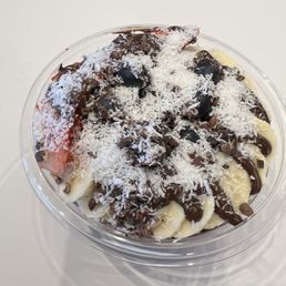 Chocolate hazelnut bowl