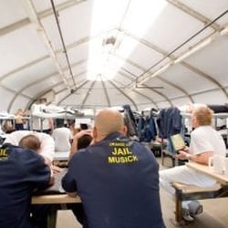 James A. Musick Facility - Tent life