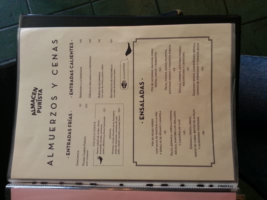 Menu photo 6 Almacén Purista Buenos Aires, C