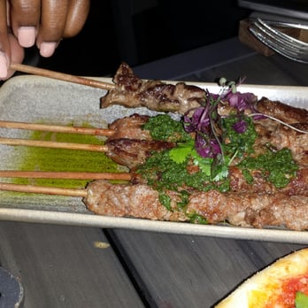 SOCO Kitchen + Bar - Lamb skewers - Bars Near Me - Toronto, Ontario SOCO Kitchen + Bar - Lamb skewers - Bars Near Me - Toronto, Ontario