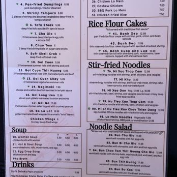 King Wok - Front of menu - Vietnamese Near Me - Indianapolis, Indiana