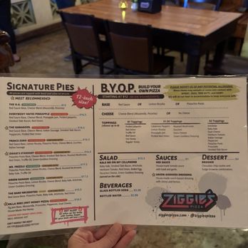 Ziggie's Pizza - Menu (1/30/2026) - Pizza Near Me - Orlando, Florida Ziggie's Pizza - Menu (1/30/2026) - Pizza Near Me - Orlando, Florida