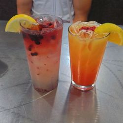 Trapper's Sushi - Silverdale - Blueberry Lemonade and Hornitos Berry Sunrise