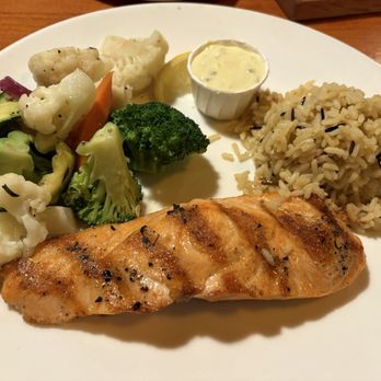 Market Broiler - Riverside - Fresh Atlantic Salmon with Rice Pilaf & Market Fresh Vegetables - Seafood Near Me - Riverside, California Market Broiler - Riverside - Fresh Atlantic Salmon with Rice Pilaf & Market Fresh Vegetables - Seafood Near Me - Riverside, California