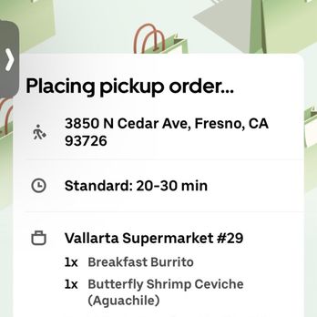 Vallarta Supermarkets - What I ordered.... - Grocery Near Me - Fresno, California