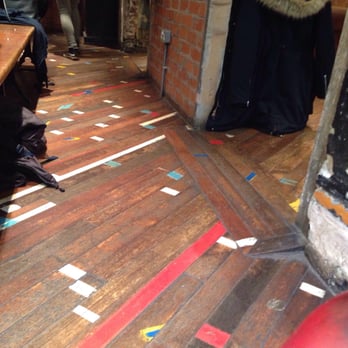 Brew Lab - I just love the reclaimed sports hall floor! - Coffee & Tea Near Me - Edinburgh, EDH Brew Lab - I just love the reclaimed sports hall floor! - Coffee & Tea Near Me - Edinburgh, EDH