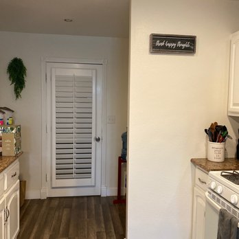 D & V Window Coverings - Back Door shutters - Shades & Blinds Near Me D & V Window Coverings - Back Door shutters - Shades & Blinds Near Me