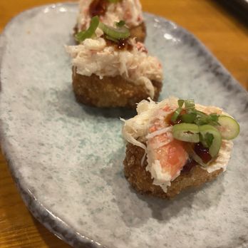 Dozo Omakase and Handroll - Crispy Rice Snow Crab - Sushi Bars Near Me - Dallas, Texas Dozo Omakase and Handroll - Crispy Rice Snow Crab - Sushi Bars Near Me - Dallas, Texas