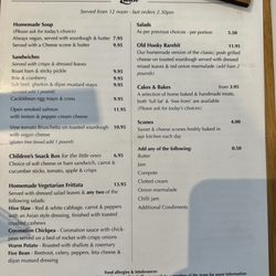 The Hive - Lunch menu