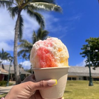 Jojo's Shave Ice - Tigers blood, pina colada and mango! - Shaved Ice Near Me - Kapaa, Hawaii