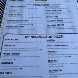 745 Osteria - Menu