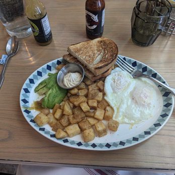 The Original - the OG with eggs, potatoes, toast, avocado. LOVED how they do the potatoes. - Diners Near Me - Denver, Colorado