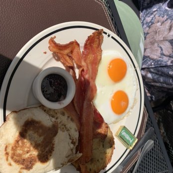 Coast Range - All American sunny-side up with bacon. Yum. - Steakhouses Near Me - Solvang, California Coast Range - All American sunny-side up with bacon. Yum. - Steakhouses Near Me - Solvang, California