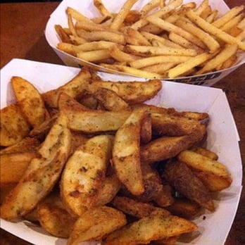 Buffalo Wild Wings - Potato wedges and our salt and vinegar fries! Quite yummy - Chicken Wings Near Me - Irvine, California Buffalo Wild Wings - Potato wedges and our salt and vinegar fries! Quite yummy - Chicken Wings Near Me - Irvine, California