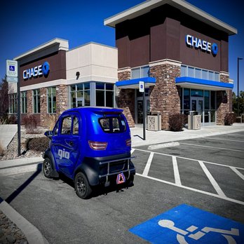 Chase Bank - Cute little "Gio" with a handicapped sticker in their rear window using the handicapped space. - Banks & Credit Unions Near Me - Reno, Nevada