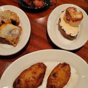 Iberia Restaurant - croqueta $5.15...scallop $8.15...bacon wrapped dates $4.95...torrada $4.85..happy hour - Tapas/Small Plates Near Me - Belmont, California Iberia Restaurant - croqueta $5.15...scallop $8.15...bacon wrapped dates $4.95...torrada $4.85..happy hour - Tapas/Small Plates Near Me - Belmont, California