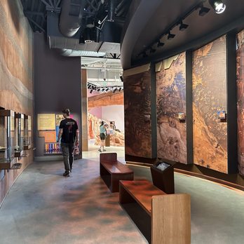 Valley of Fire State Park - First peek into the exhibit hall of the new Visitor's Center - Parks Near Me - Overton, Nevada