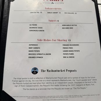 Cedars Steaks & Oysters - Steakhouses Near Me - Mashantucket, Connecticut