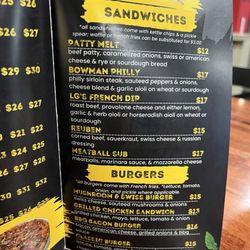 Windy's Bar and Pizza - Updated menu