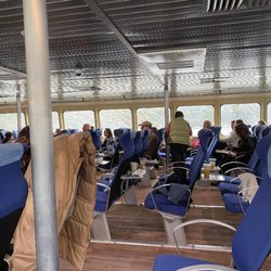 SeaStreak - Highlands Ferry Terminal - Look at the windows. Views totally obstructed. See closeup in other photo.