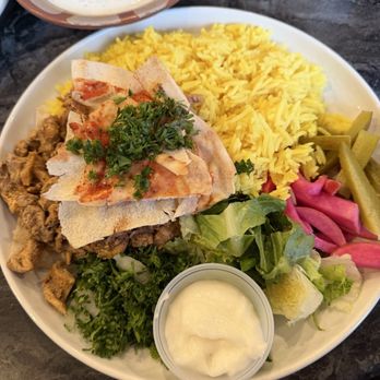 Beirut Restaurant & Spirits - Chicken shawarma platter - Lebanese Near Me - Jacksonville, Florida