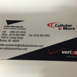 Cellular and More, Verizon Authorized Retailer - My guys card, he's the best and very professional.