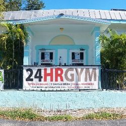 Islamorada Yoga - Front of the FNX Club building, within which Islamorada Yoga studio is located - use the door on the left.
