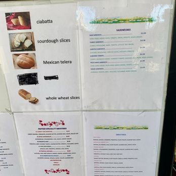 El Jardín De Los Suenos - Menu as of 8/2025 - Coffee & Tea Near Me - Richmond, California