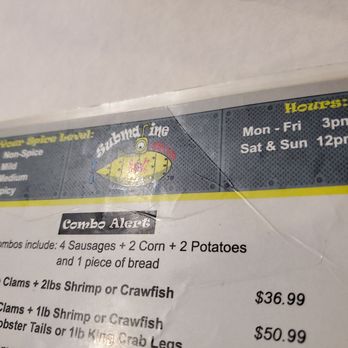 Submarine Crab - Seafood Near Me - Pembroke Pines, Florida Submarine Crab - Seafood Near Me - Pembroke Pines, Florida