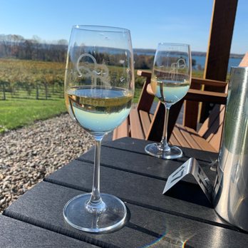 Quarry Ridge Winery - two glasses of white wine - Wine Tasting Room Near Me - Union Springs, New York Quarry Ridge Winery - two glasses of white wine - Wine Tasting Room Near Me - Union Springs, New York