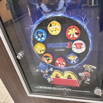 McDonald's - Sonic toy with each happy meal - Fast Food Near Me - Los Angeles, California