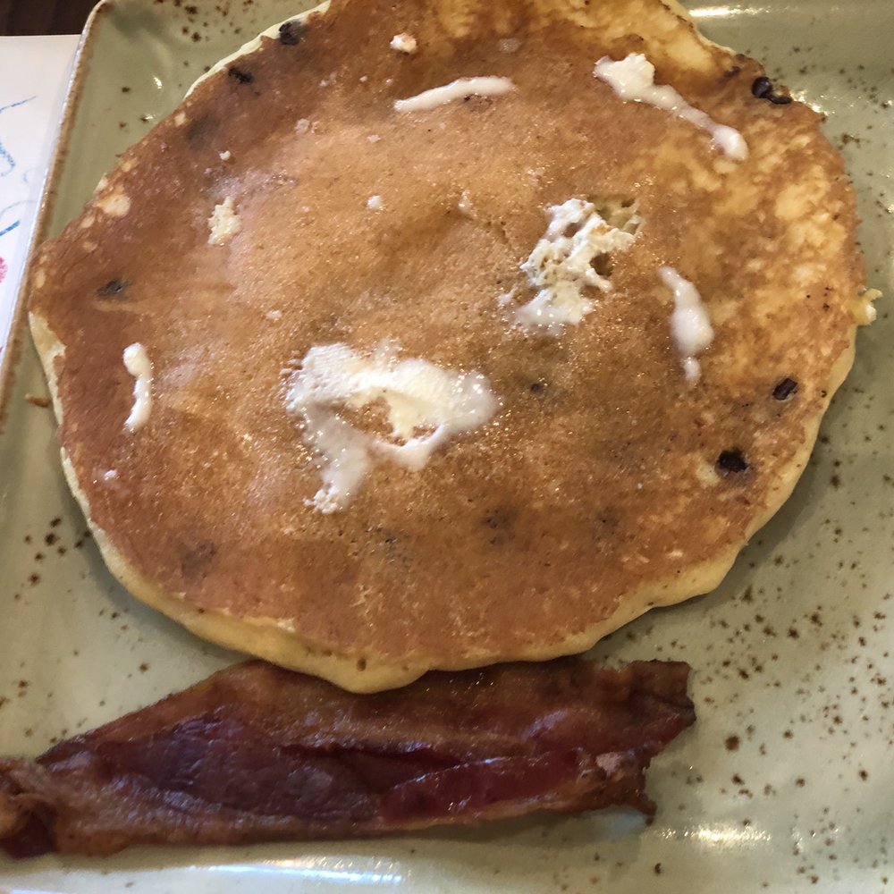 First Watch - Kids chocolate chip pancake with bacon - American Near Me - Oldsmar, Florida First Watch - Kids chocolate chip pancake with bacon - American Near Me - Oldsmar, Florida