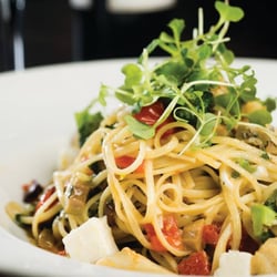 ZIBO! - Linguine with artichokes and feta