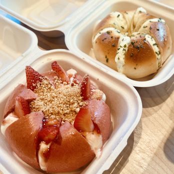 Miopane - Whipped Strawberry & Whipped Cream Cheese with Garlic Butter - Bakeries Near Me - Pasadena, California Miopane - Whipped Strawberry & Whipped Cream Cheese with Garlic Butter - Bakeries Near Me - Pasadena, California