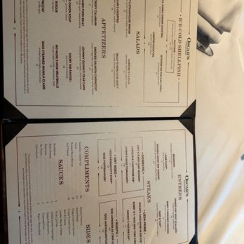 Oscar's Steakhouse - Menu - Steakhouses Near Me - Las Vegas, Nevada