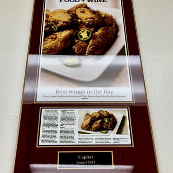 Capital Restaurant - SF Chronicle article, Best Wings in the Bay." - Chinese Near Me - San Francisco, California