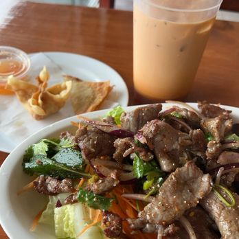 Mine Eathai - Spicy beef salad - Thai Near Me - Stanton, California