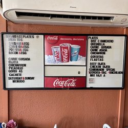 Taqueria Rodriguez - Menu