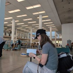 New Orleans Public Library - View from my chair...