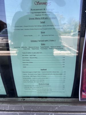 Menu photo 1 Serenity 5 Portsmouth, VA Menu photo 1 Serenity 5 Portsmouth, VA