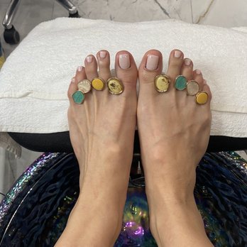 Red Persimmon Nails & Spa - Cool foot bowls and unique toe separators! My acrylic toenails (dancer feet) - Nail Salons Near Me - Huntington Beach, California Red Persimmon Nails & Spa - Cool foot bowls and unique toe separators! My acrylic toenails (dancer feet) - Nail Salons Near Me - Huntington Beach, California