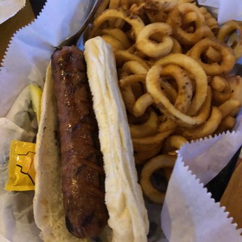 Buffalo's Reef - Pretty good dog but way over-salted fries - Burgers Near Me - Fort Walton Beach, Florida