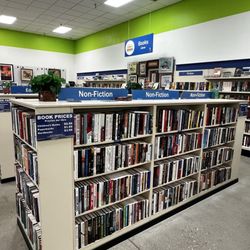 Goodwill Retail & Donation Center - This is the MOST ORGANIZED and efficient book section at a Goodwill that I have ever seen. They organize by authors!!! I'm so IMPRESSED!!!