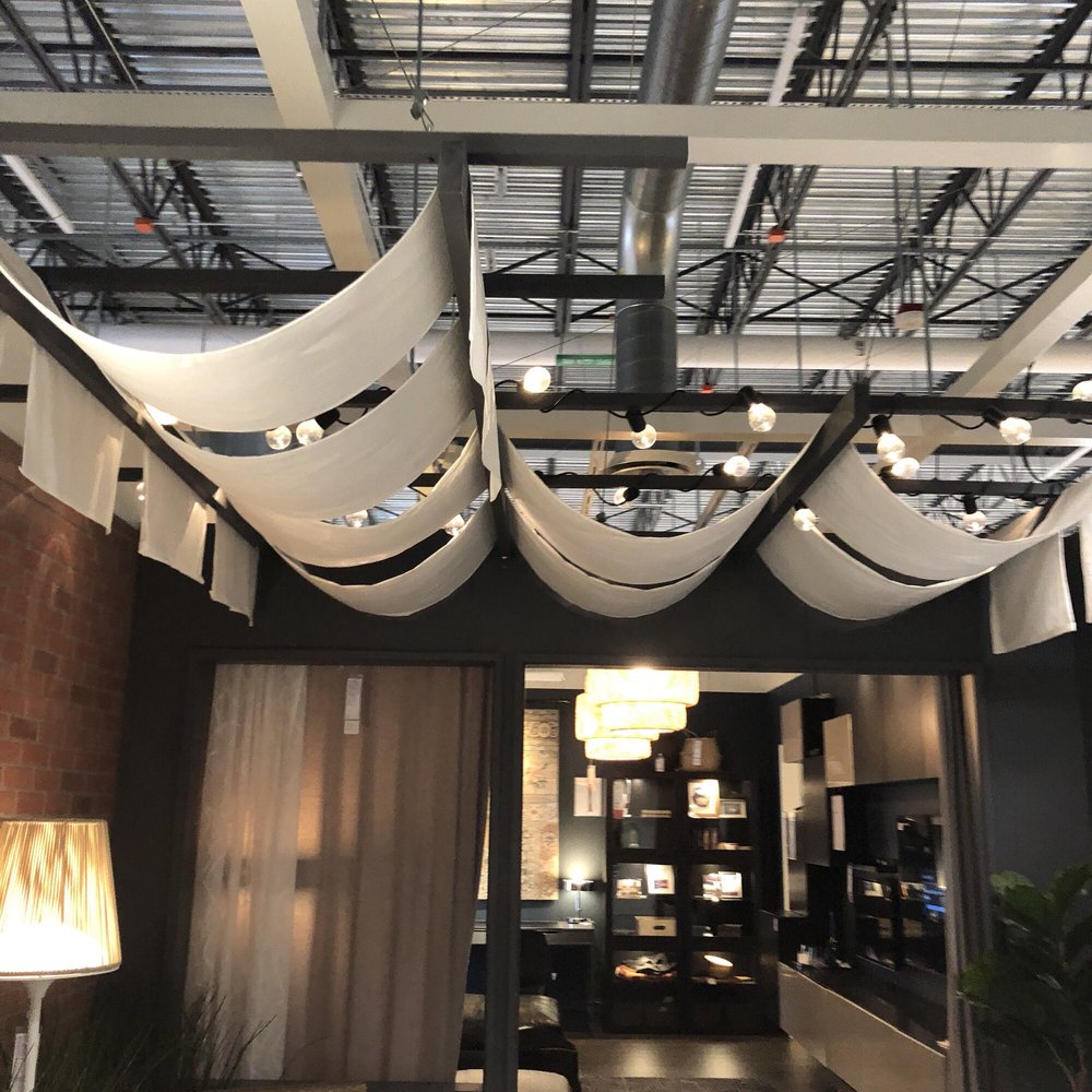 IKEA - Great room atmosphere change by decorating the ceiling. Help sound also. - Scandinavian Near Me - Renton, Washington IKEA - Great room atmosphere change by decorating the ceiling. Help sound also. - Scandinavian Near Me - Renton, Washington