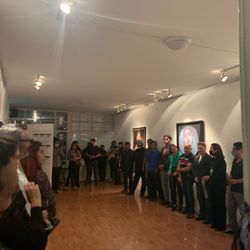 Galería Adriana Valdés - Opening night for a new exhibit