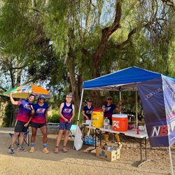 Aid station at valley crest