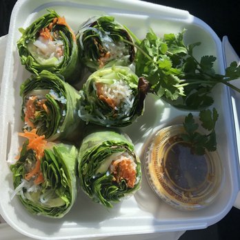 Wild Thaiger - Shrimp spring rolls with the best peanut sauce on the planet. - Thai Near Me - Phoenix, Arizona